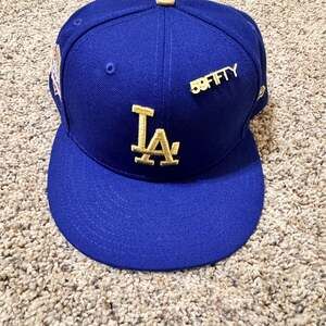 Los Angeles Dodgers Gold Collection New Era Hat world champions